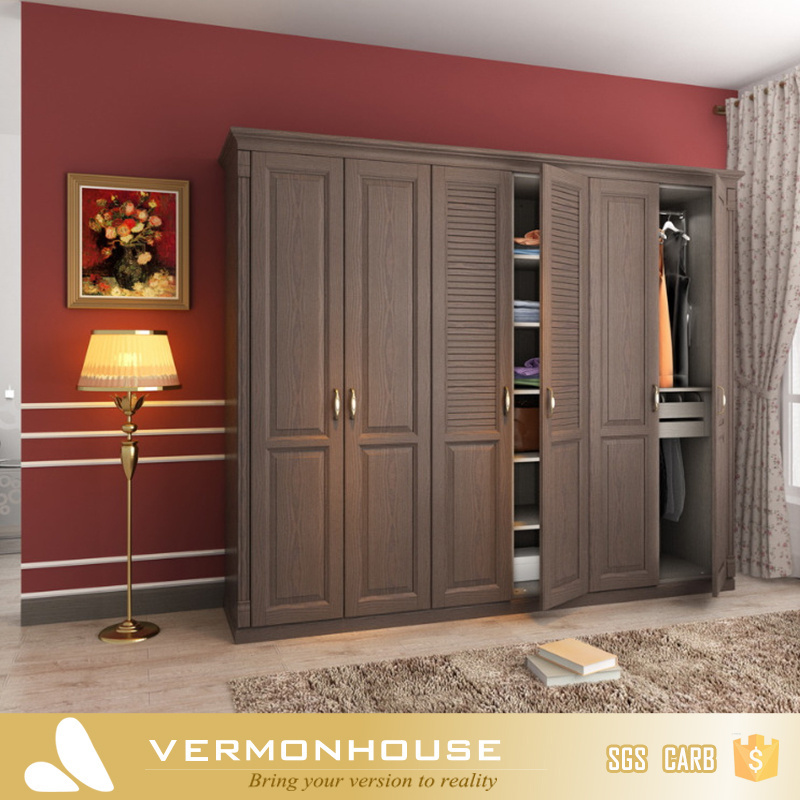 2021 Hangzhou Vermont Modern Design sliding Wood Furniture Wardrobe Lock Closet Glass Sliding Door