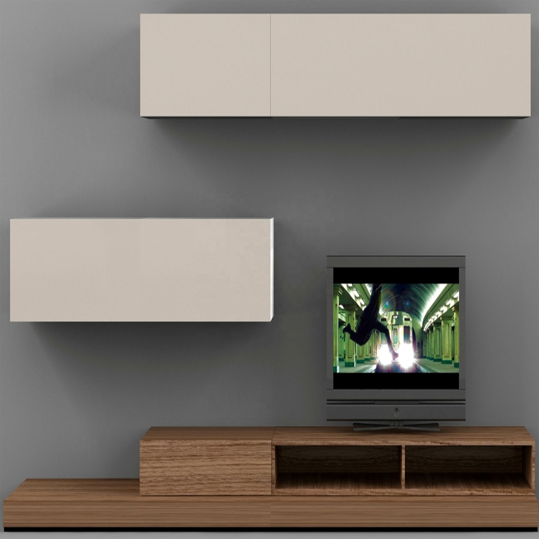 Vermonhouzz Modern Furniture LCD TV Cabinet Showcase Wall Units HIgh Quality