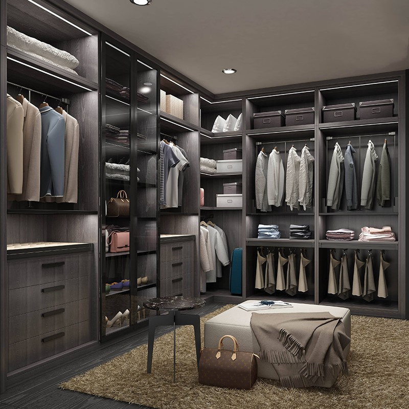 New Modern Walk in Closets Organizer customizable armoire Wardrobe closets bedroom