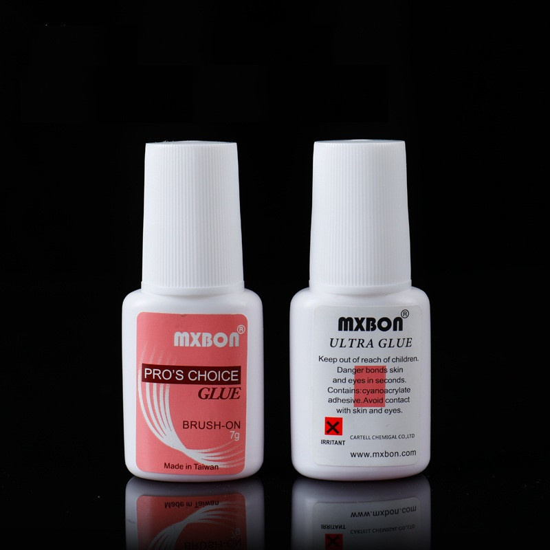 7g glue nail tip Best Price Acrylic Artificial press on nails glue Mini Pink professional  mxbon nail glue