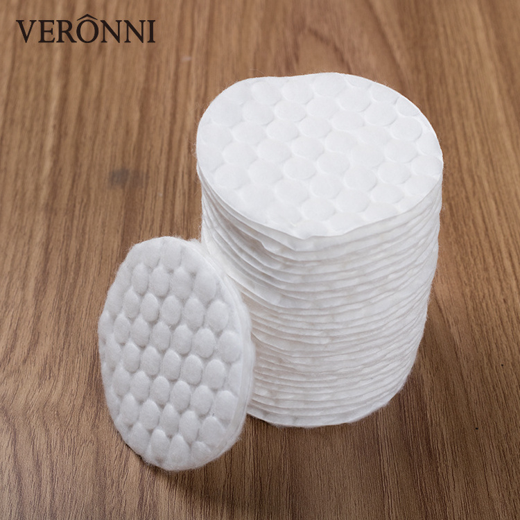 60pcs/bag Round Cotton Pad Cosmetic Wipes Face Cleaning Up Makeup Remover Cleaning Cotton Pads