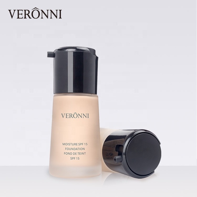 6 Color Full Coverage Makeup Liquid Waterproof Whitening Moisturizing Cream Foundation