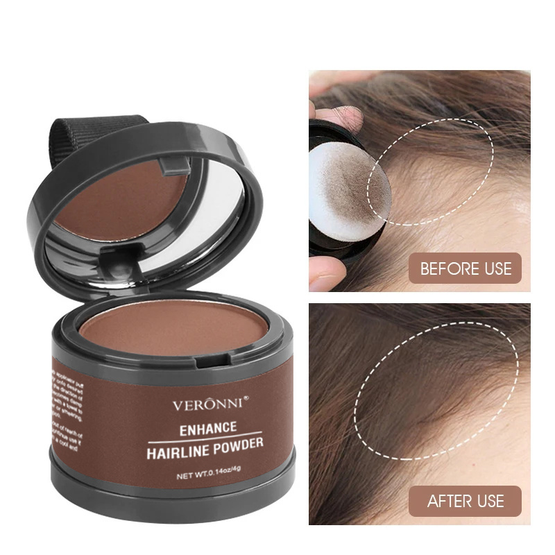 Waterproof Temporary Hair Root Touch Up Line Shadow Powder For Women Hairline Shadow Powder