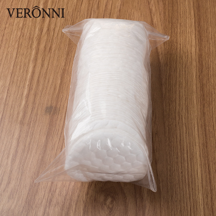 60pcs/bag Round Cotton Pad Cosmetic Wipes Face Cleaning Up Makeup Remover Cleaning Cotton Pads