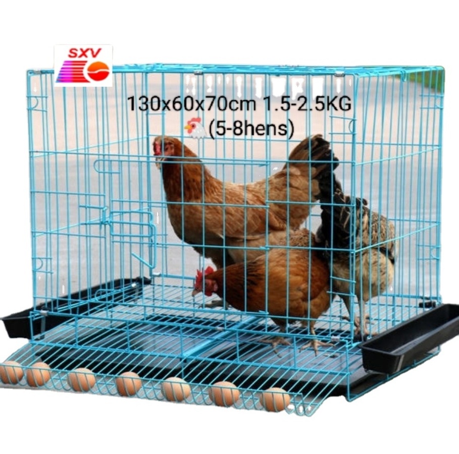 130x60x70cm Farming poultry cage for laying hens chicken broiler cage