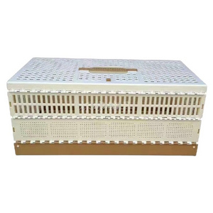 Pet product plastic  pigeon bird transport cage box ABS training pigeon flying folding cage