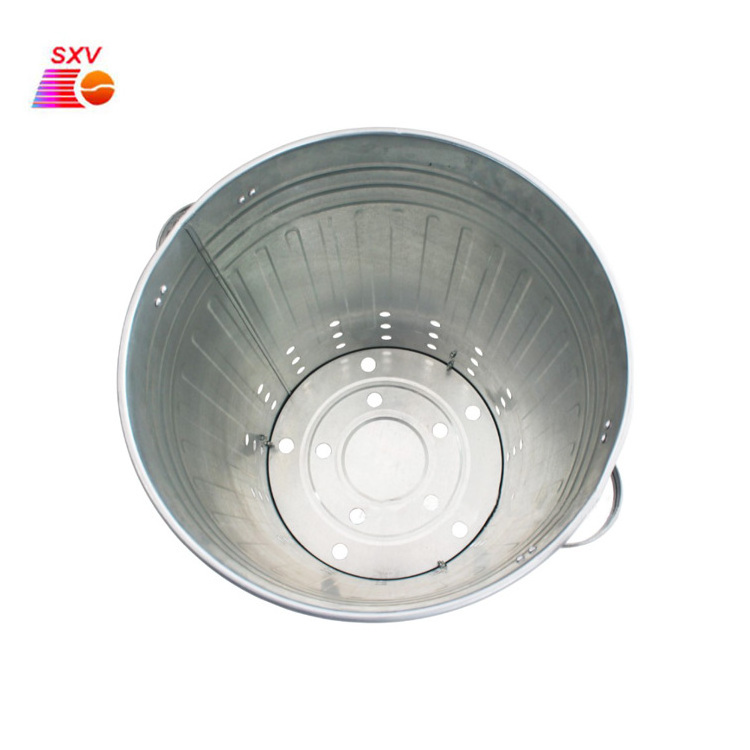 Gardening Household 12L to 120L galvanized steel waste incinerator smokeless garden waste incinerator