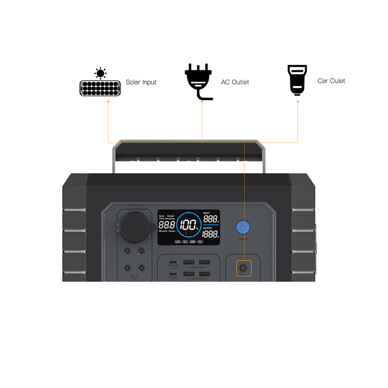 600W dc solar Charging Station & Generator electric station energa solar energizer portable power station