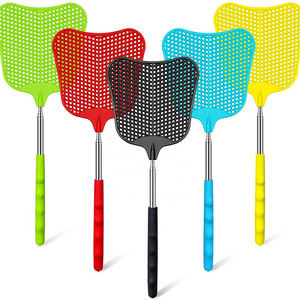 Vertak 26inch Plastic Telescopic Hand Held Portable Flyswatter Extendable Pole Mosquito Fly Swatter