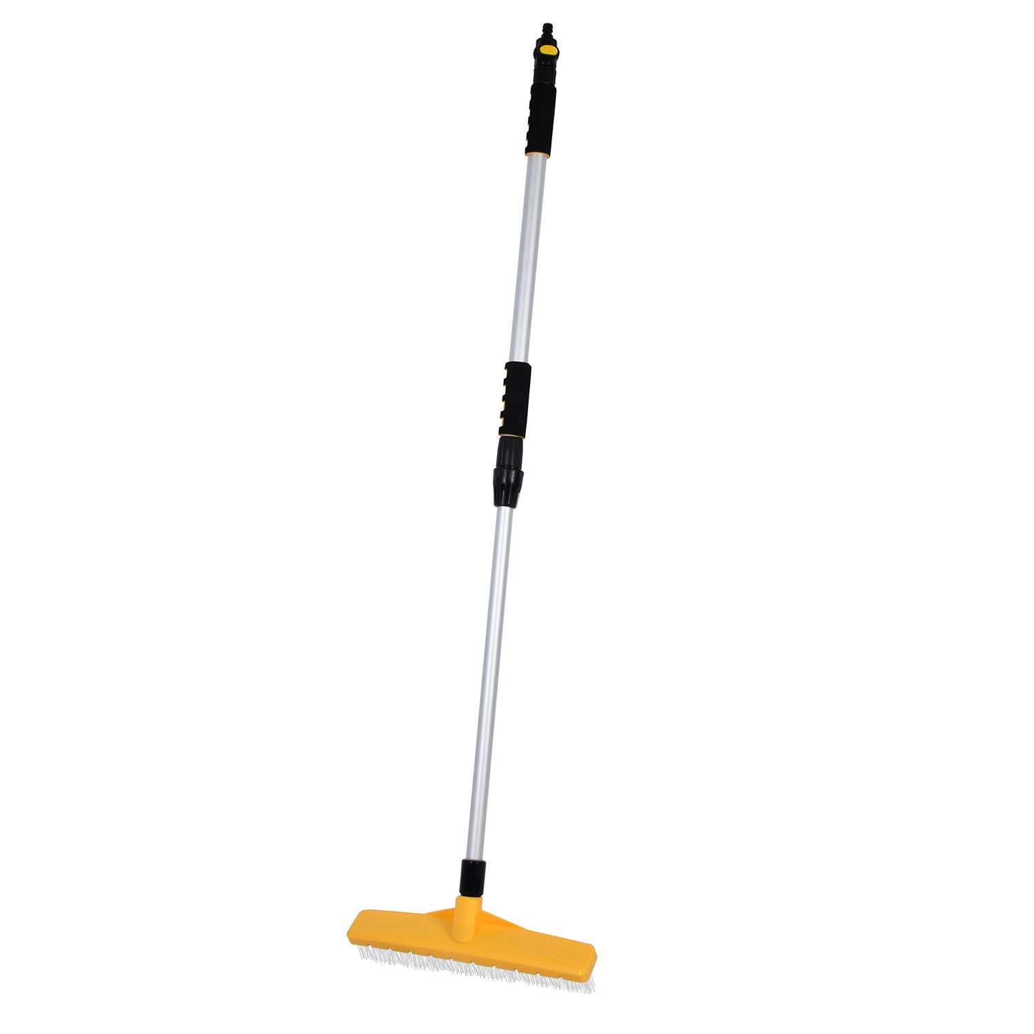 Vertak Telescopic 2 Sections Garden Synthetic Grass Clean Artificial Turf Rake Water Flow Grass Broom