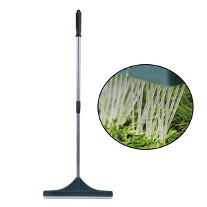 Vertak multifunctional artificial grass cleaner telescopic handle landscape sweeping brush broom