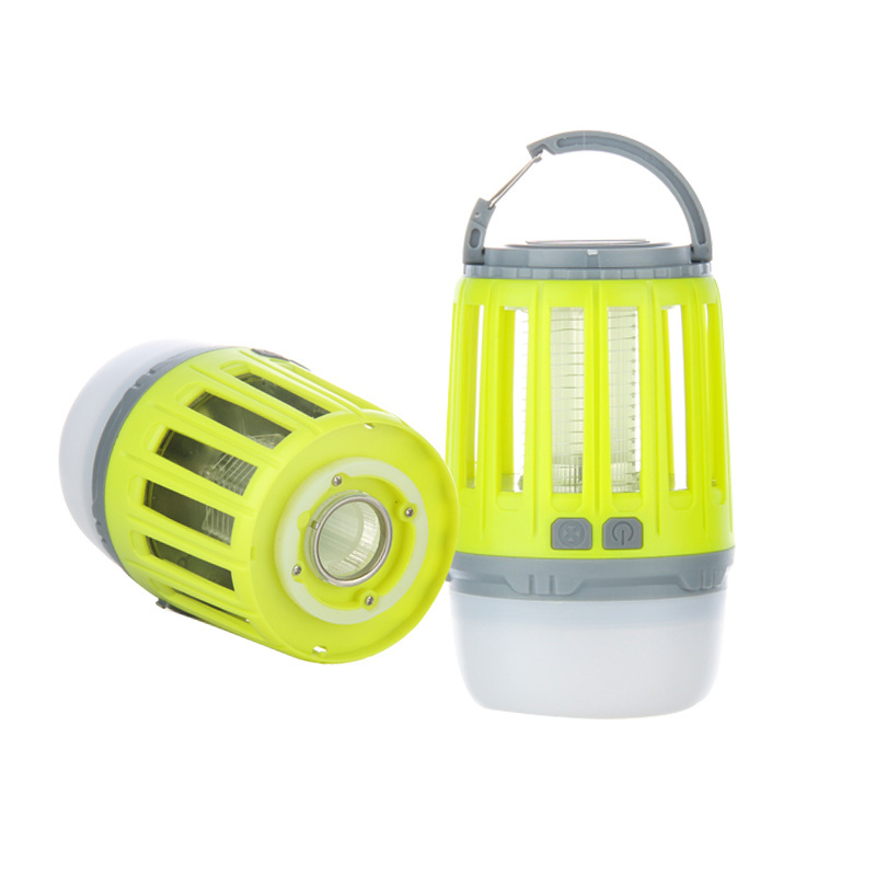 VERTAK USB rechargeable Camping Lantern Bug Buster Bulb Zapper Tent Light Portable Led and Emergency Lamp Repellent Fly Killer