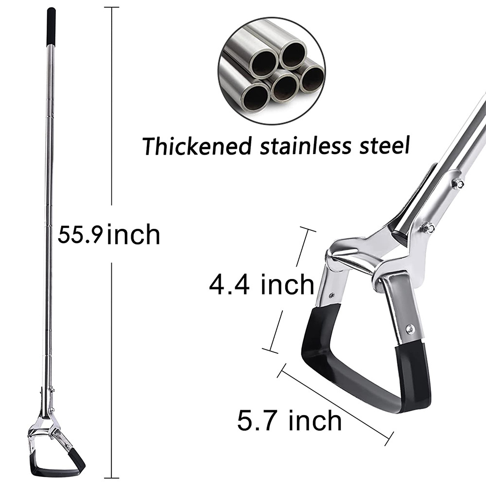 Vertak chinese stainless steel rod garden hoe with handle adjustable stirrup hoe for weeding