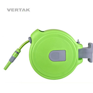 VERTAK 20m automatic rewind retractable PVC watering hose reel