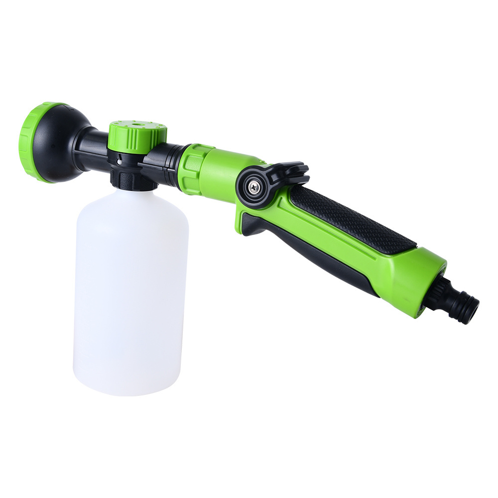 Vertak 8 rations car hose foam sprayer garden 500ml capacity thumb control hose end sprayer