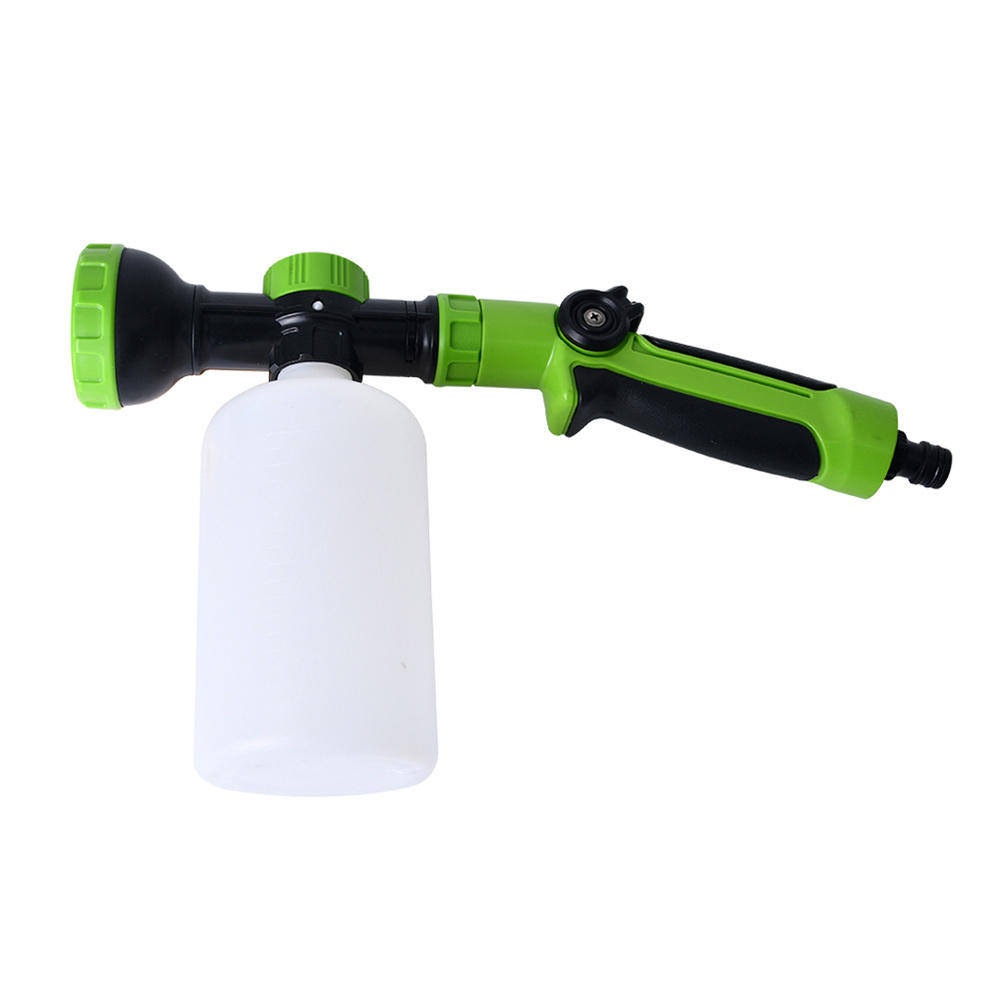 Vertak 8 rations car hose foam sprayer garden 500ml capacity thumb control hose end sprayer