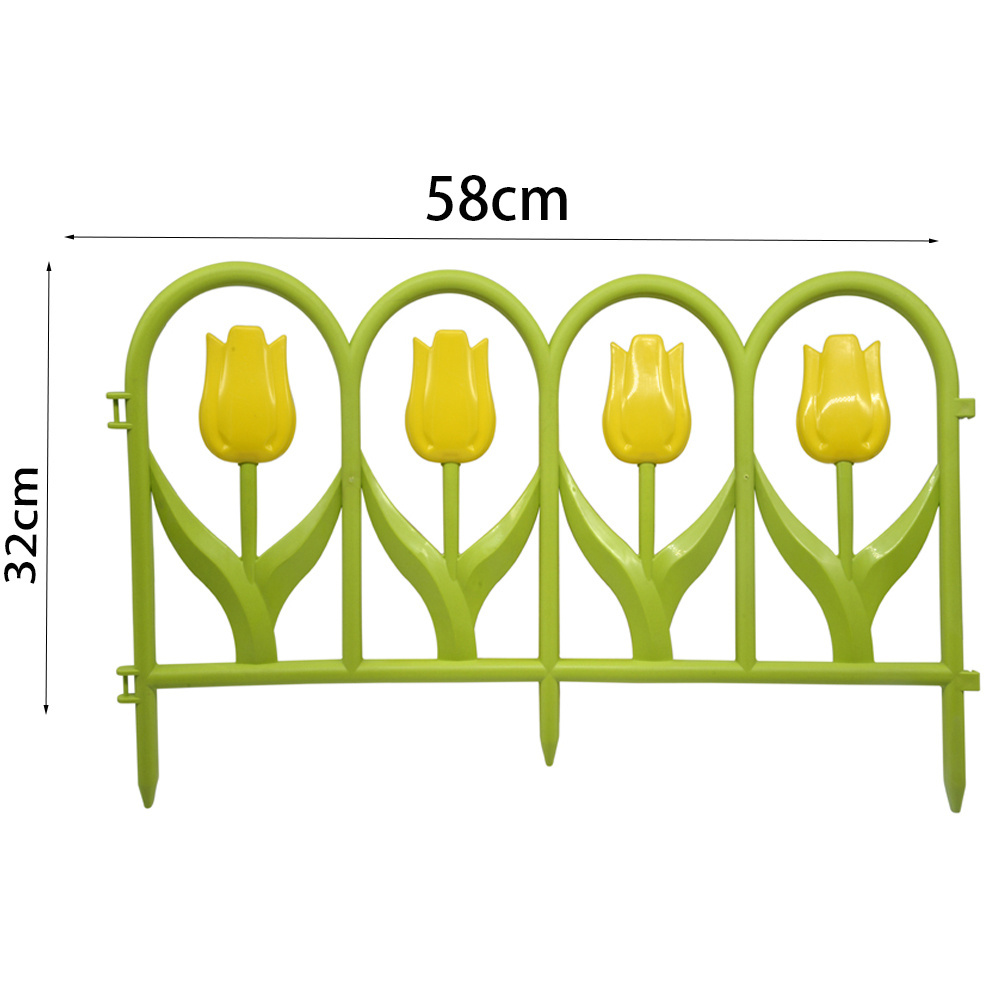 Vertak Plastic decorative garden outdoor lawn guardrail, landscaping border fence