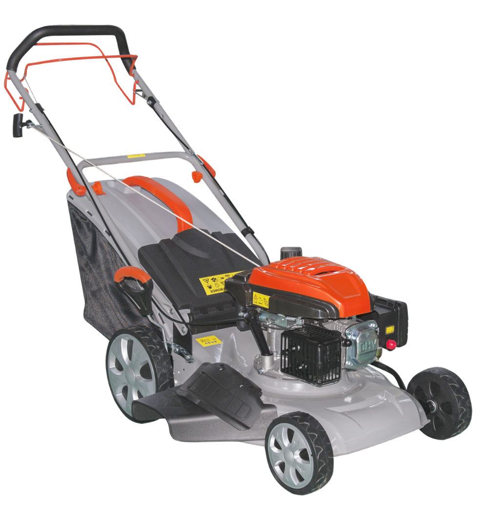 Vertak 139CC petrol lawn mower 25-75mm cutting height self propelled gasoline lawn mower