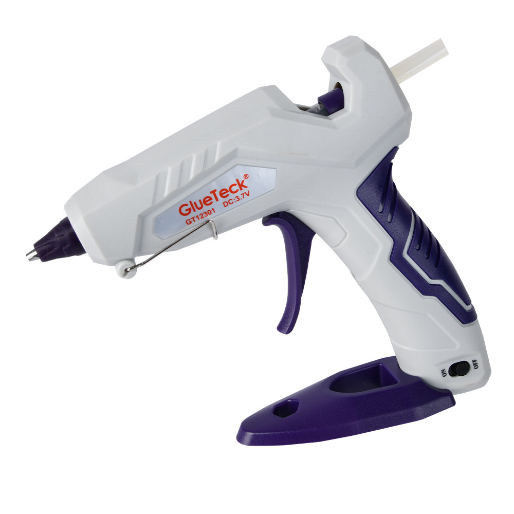 Automatic high temperature wireless glue gun kit leakproof industrial glue gun with safety stand holder