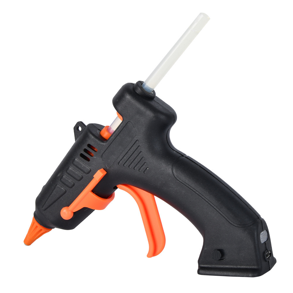 Hot sale magic cordless glue gun with stand practical glue spraying gun with mount hole