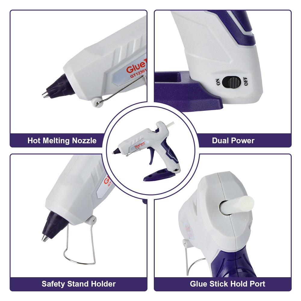 High viscosity sealant hotmelt glue gun electric hand held professional glue gun