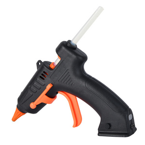 Vertak Industrial battery powered hot melt glue gun cordless manual mini glue gun with nozzle cover