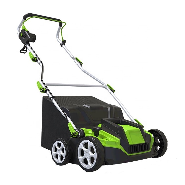 Vertak Electric 1300W Garden  2 in 1 Corded Lawn Dethatcher Hand Push Lawn Scarifier