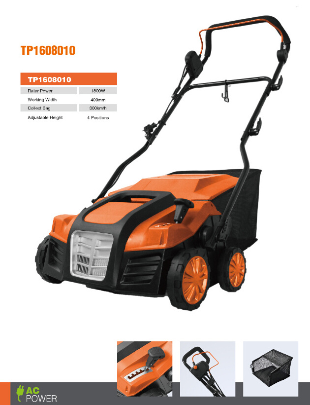 Vertak 2 in 1 electric lawn scarifiers for sale 2000W lawn dethatcher scarifier with 400mm working width