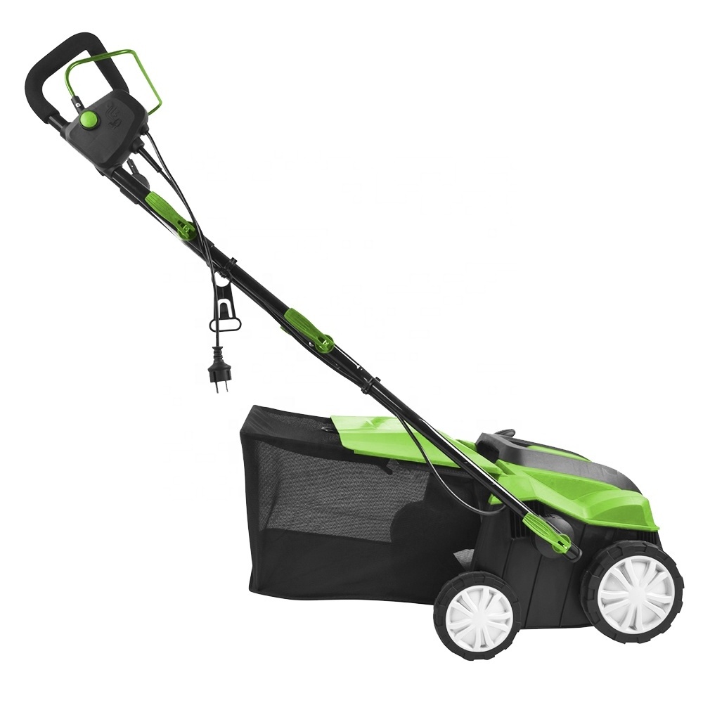 Vertak 2000W Electric Power Garden Dethatcher Raker Hand Push Lawn Scarifier Aerator