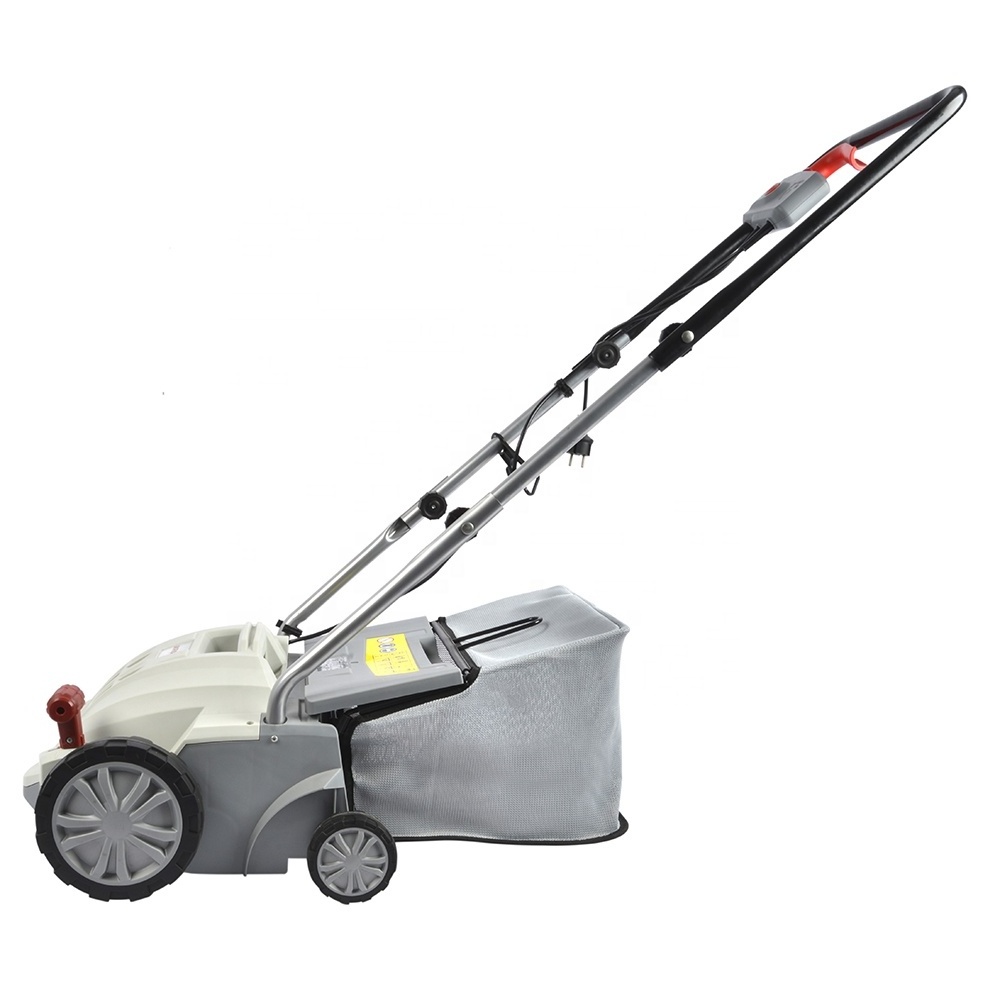 Vertak New Design 2 in 1 Garden Dethatcher Rake 1500W Hand Push Lawn Electric Scarifier Machine