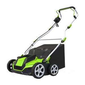 Vertak 1300W Electric Garden Scarifier Cutter Machine  2 in 1 Corded Lawn Dethatcher