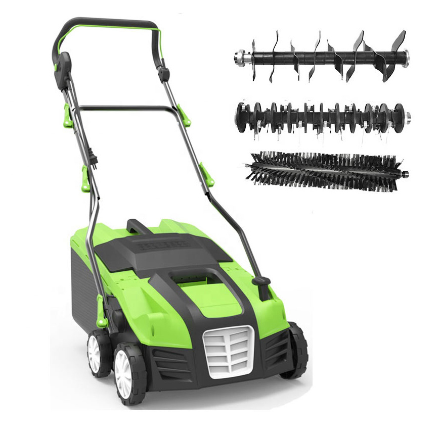 VERTAK professional soil garden scarifier lawn excavator electric scarifier