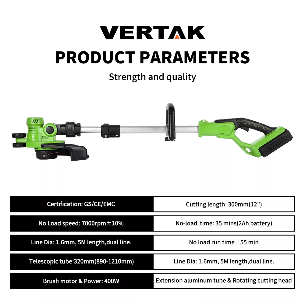 VERTAK professional garden trimmer machine industrial power string trimmer