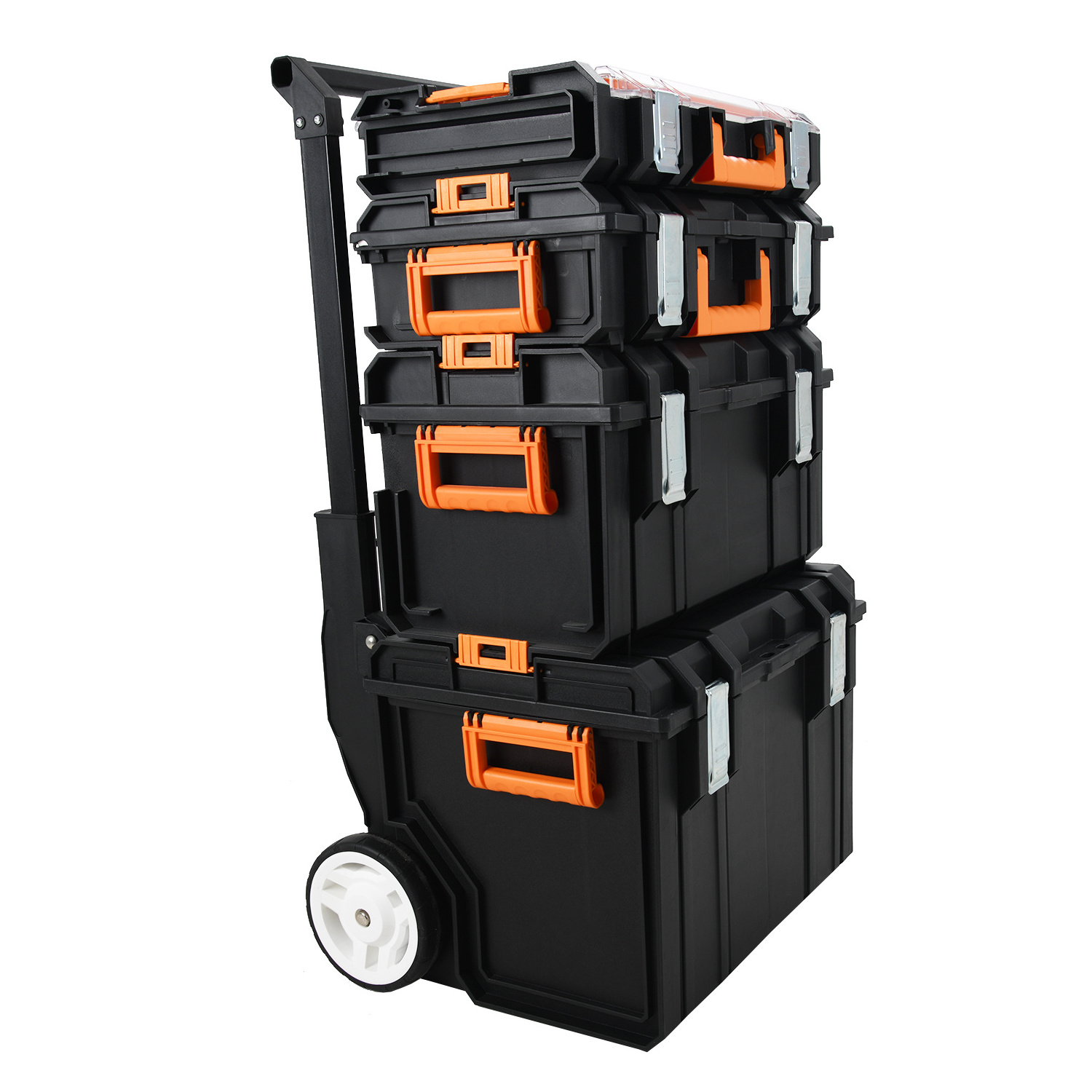 VERTAK modified PP mobile repair wheeled tool box rolling wheel stack-up storage tool box