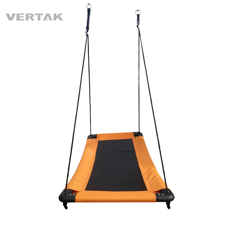 VERTAK Rectangular Platform Hanging Outdoor Swing For Tree Backyard Garden