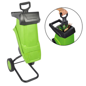 VERTAK 2500W electric leaf mulcher shredder 50L garbage capacity small plant shredder with safety switch