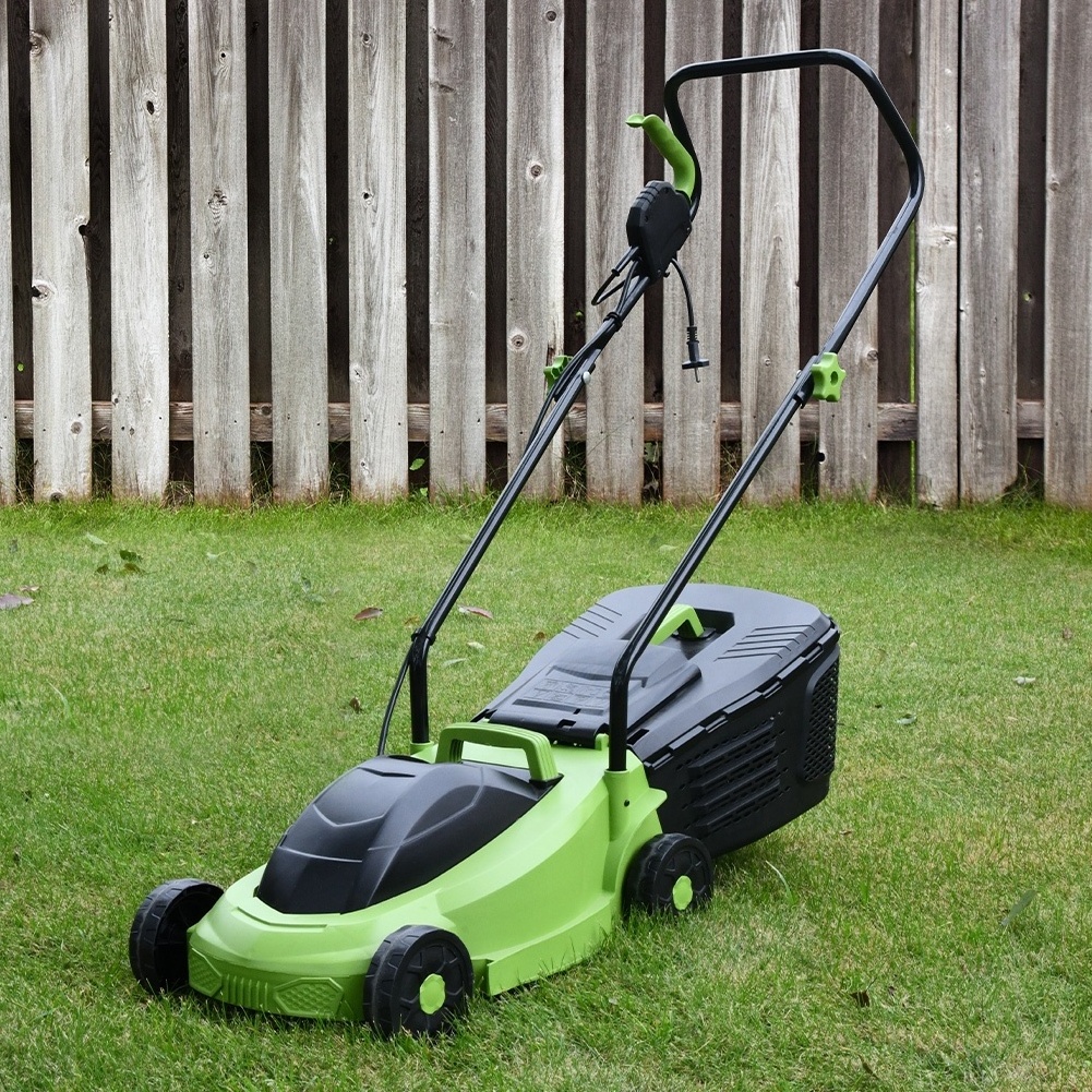 Vertak 1300W electric lawn mower wholesale hand push lawn mower with telescopic handle