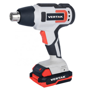 VERTAK Cordless 20V Battery Heat-Gun 2 Variable Temperature Electric Quick Start Hot Air Gun