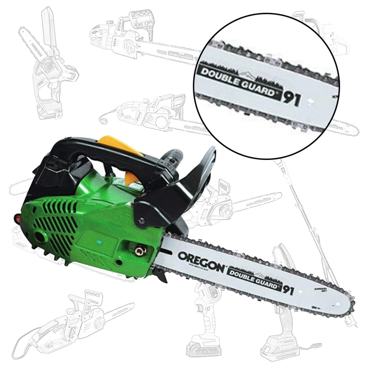 VERTAK professional durable 25cc chainsaw machine petrol 900w air cooling diesel chainsaw