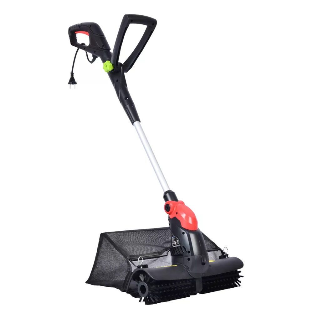 Vertak 300W electric sweeper 430mm working width artificial grass sweeper machine with collection bag