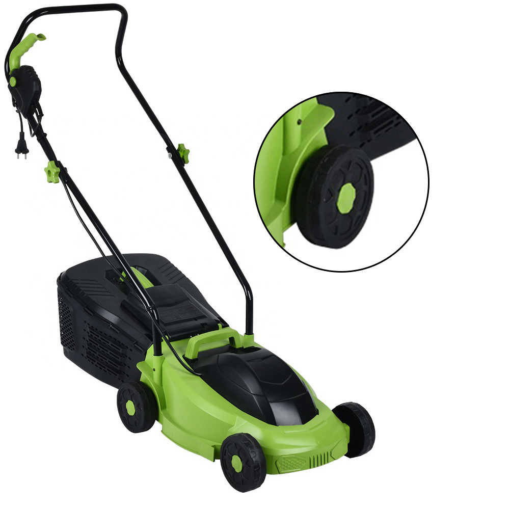 Vertak 1300W electric lawn mower wholesale hand push lawn mower with telescopic handle