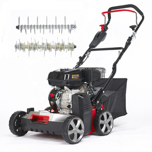 VERTAK professional garden petrol scarifier and rake dethatcher gasoline scarifier