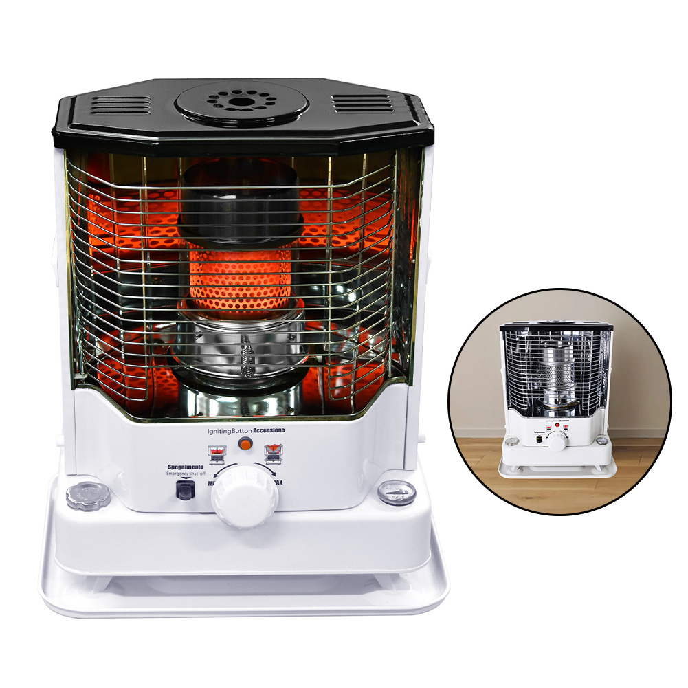 Vertak 4.2L portable indoor kerosene convection heater sales tip-over protection antique kerosene house heater