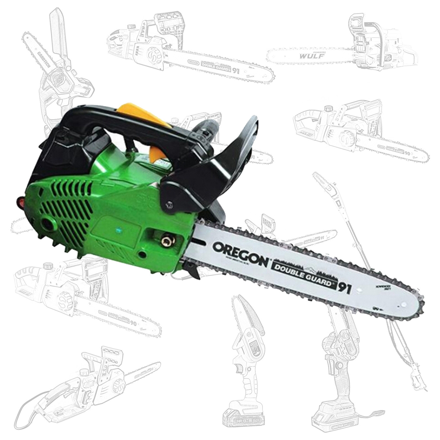 VERTAK 25CC Gas Chainsaw With 16 Inch OREGON Chain