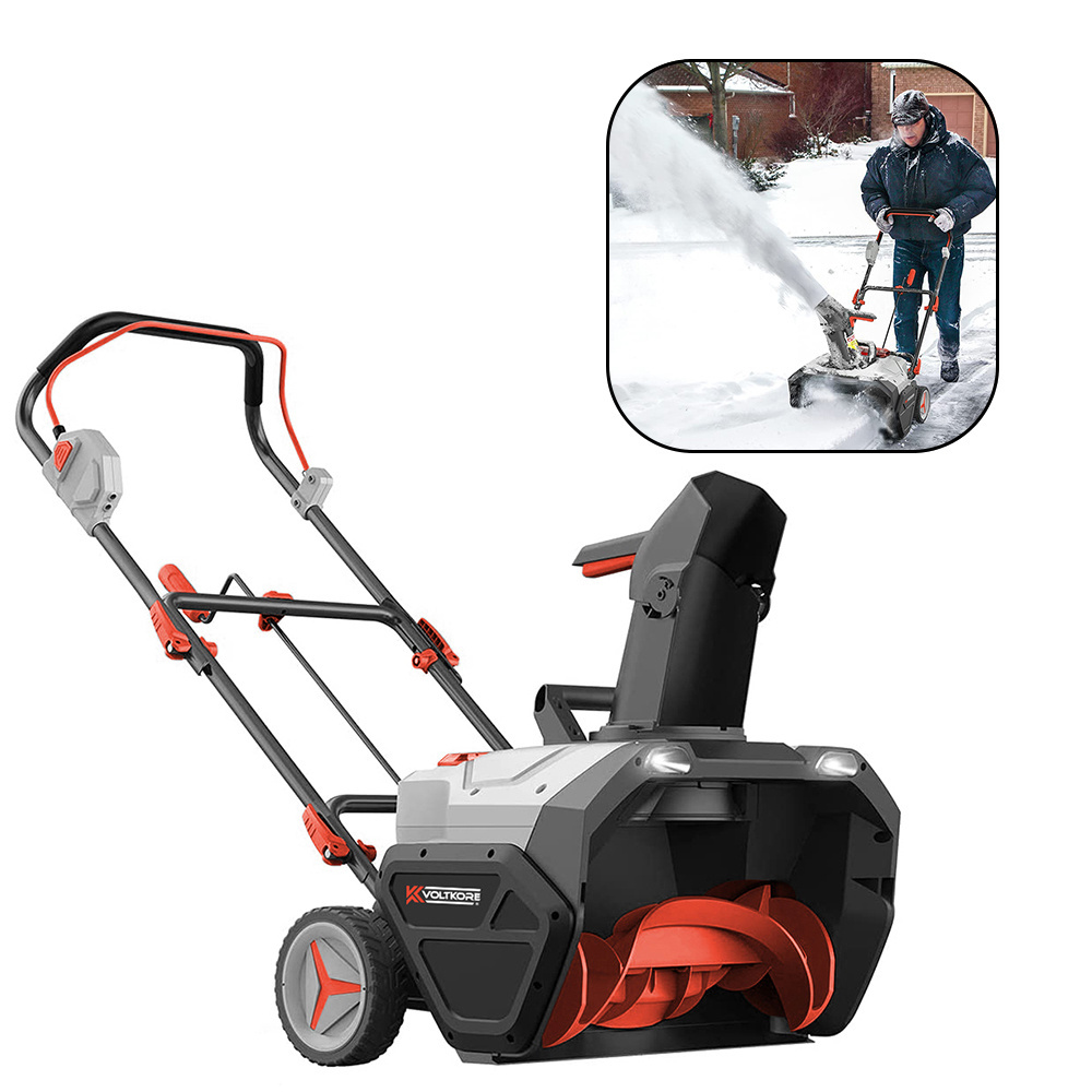 Vertak 20V cordless snowblower bulk sale brushless 1000W high speed handy mini skid snow blower