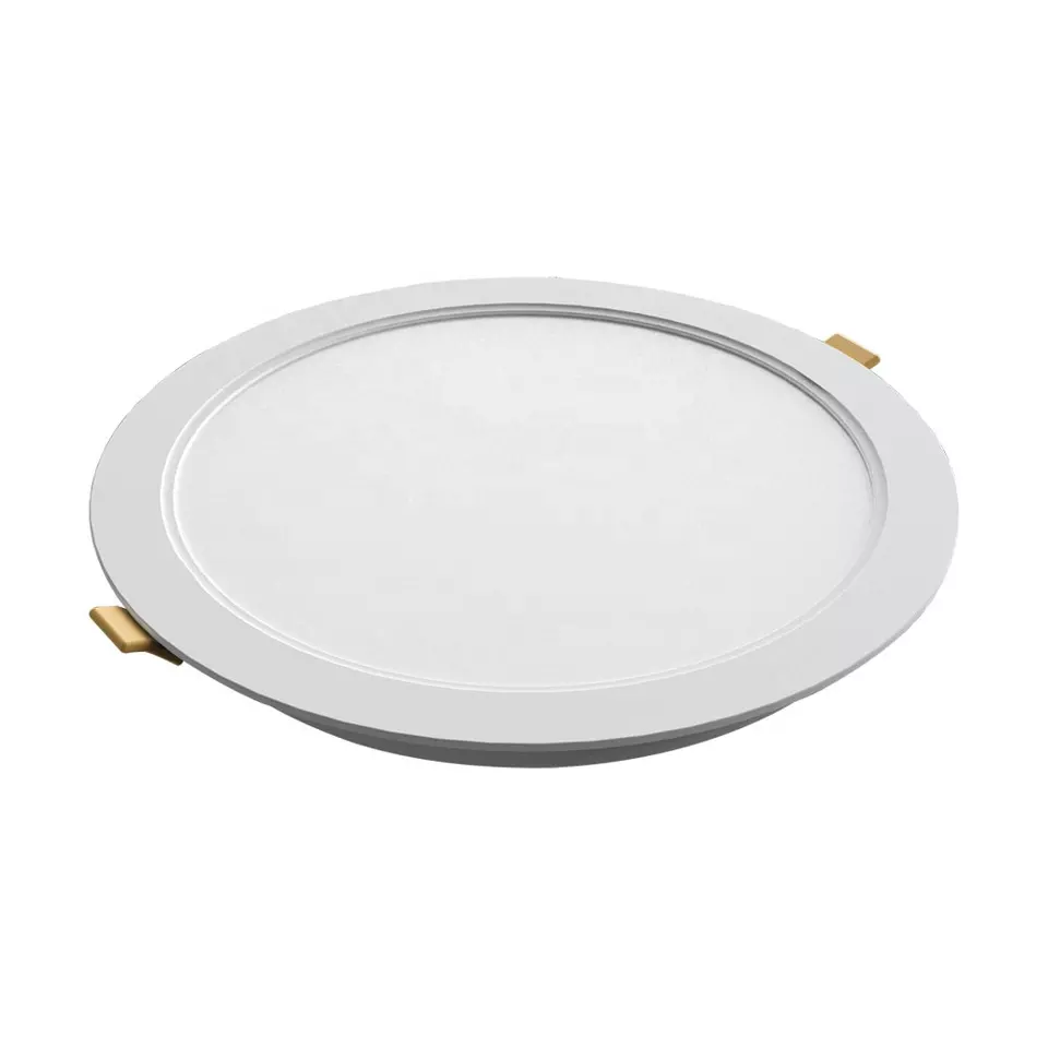 Brimmel Plastic recessed led panel light 18w slim ultra light round ceiling panel lamp