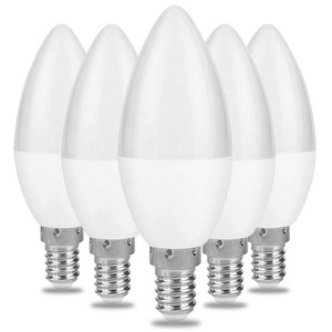 Wholesale White C37 Lampadas Led Bulb Led Lamp E14 100V-240V 3 Watt Led Bulbs For Home