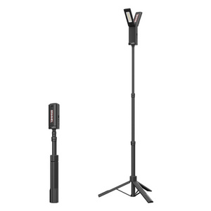 Vertak Work Light With Tripod Portable Dual Head 2000lm Led Flood Work Light With Double Tripod