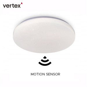 500mm diameter 36w round flush mount led motion sensor ceiling light for homes