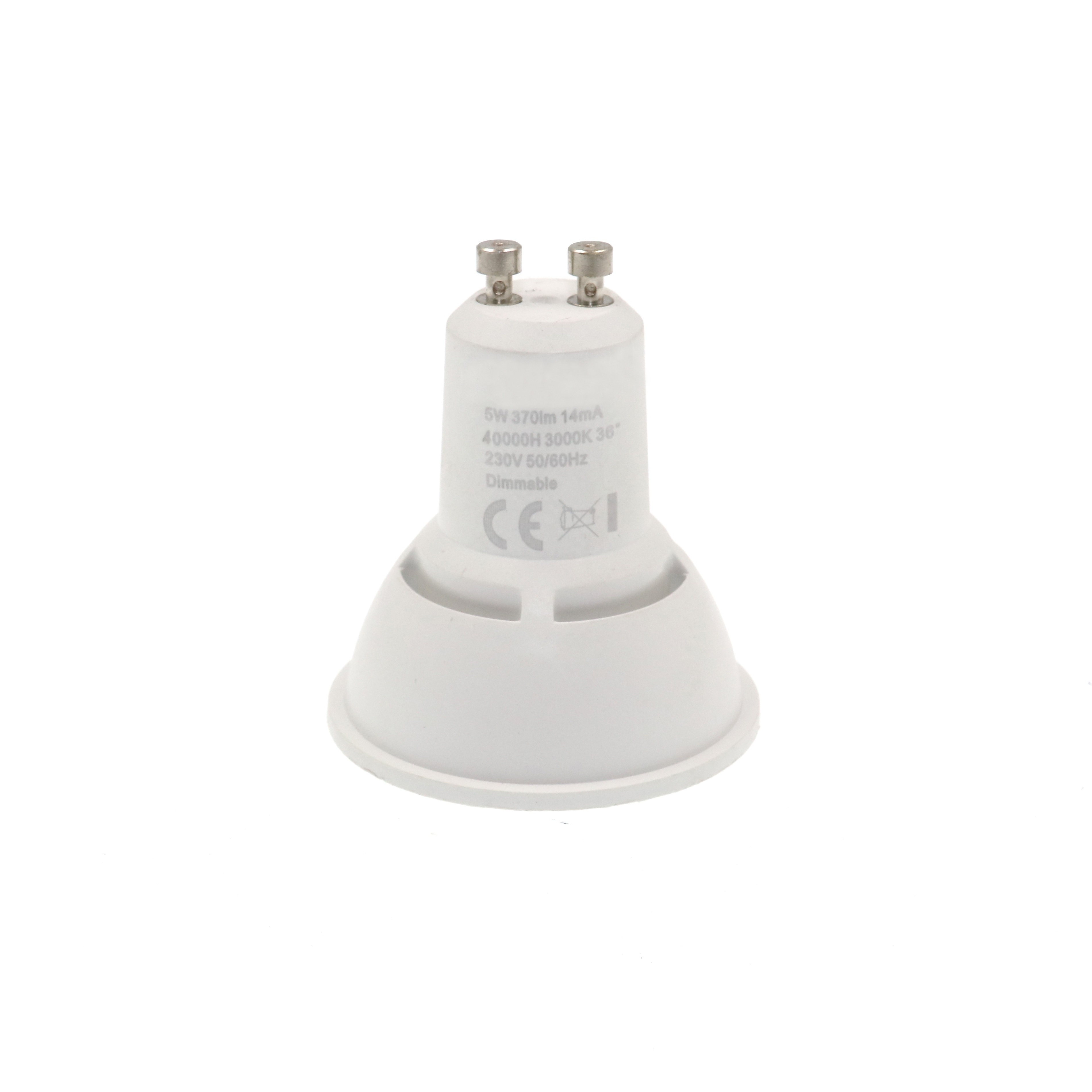 Spotlight new AC technology dimmable 5W flicker free LED GU10 bulb